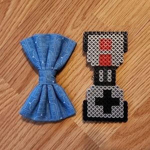 Doctor Who Tardis Nintendo Controller Geeky / Nerdy Bow Tie Set
